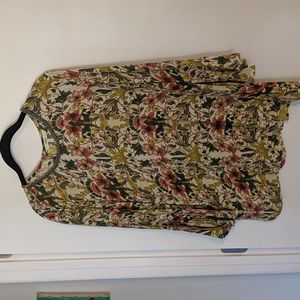 Floral and beaded tunic